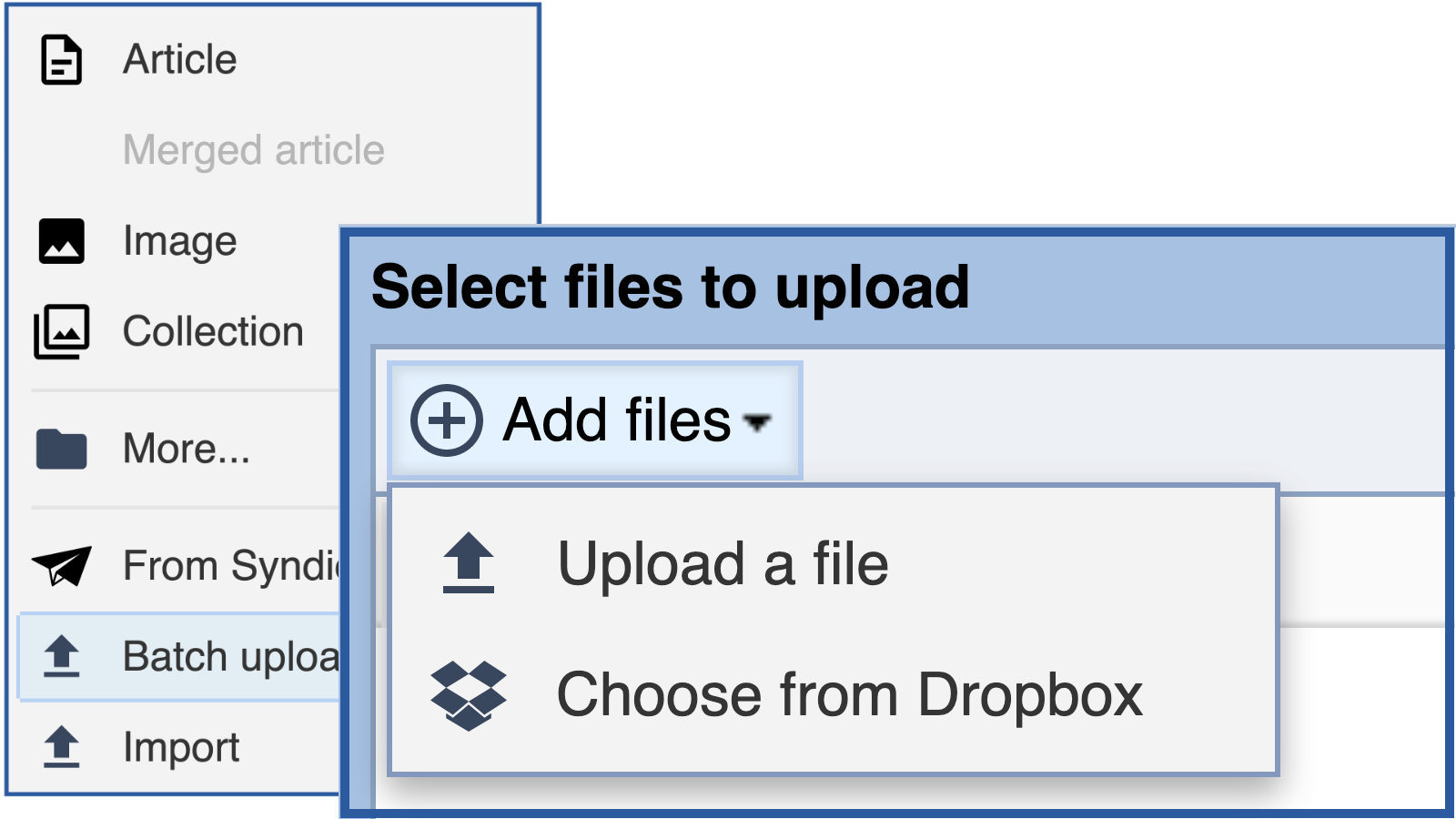 How to use the Batch Upload tool
